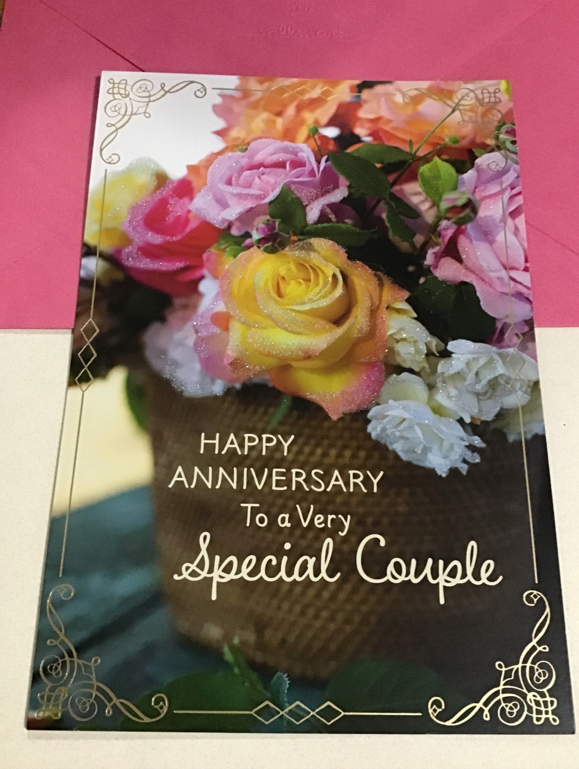 Anniversary To A Special Couple Large 5.5” X 8” Hallmark Greeting Card