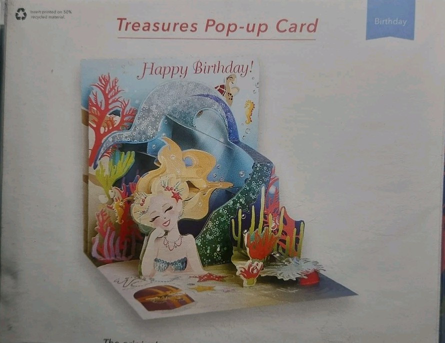 UP WITH PAPER TREASURES POP UP CARDs 4 Pack Happy B Day