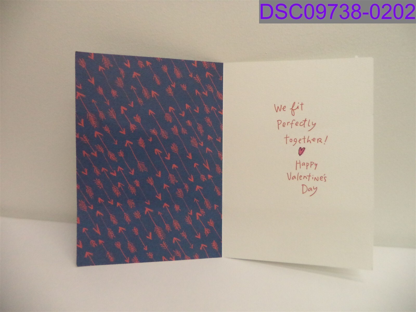 Qty = 3: Kathy David Valentine’s Day Greeting Card Puzzle Piece Fit Together