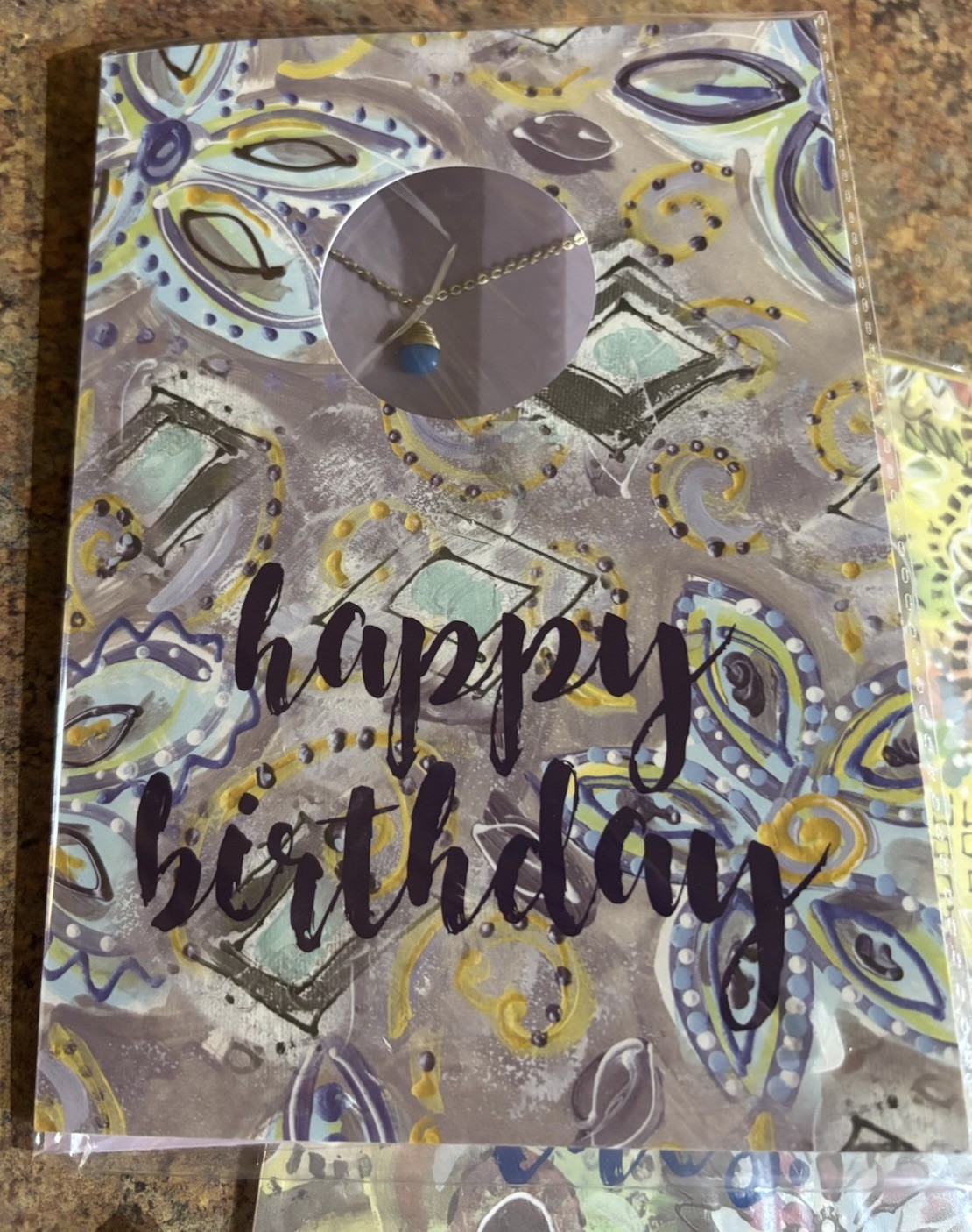 12 All Occasion Cards With A Small Crystal Necklace In Each, Envelopes Included
