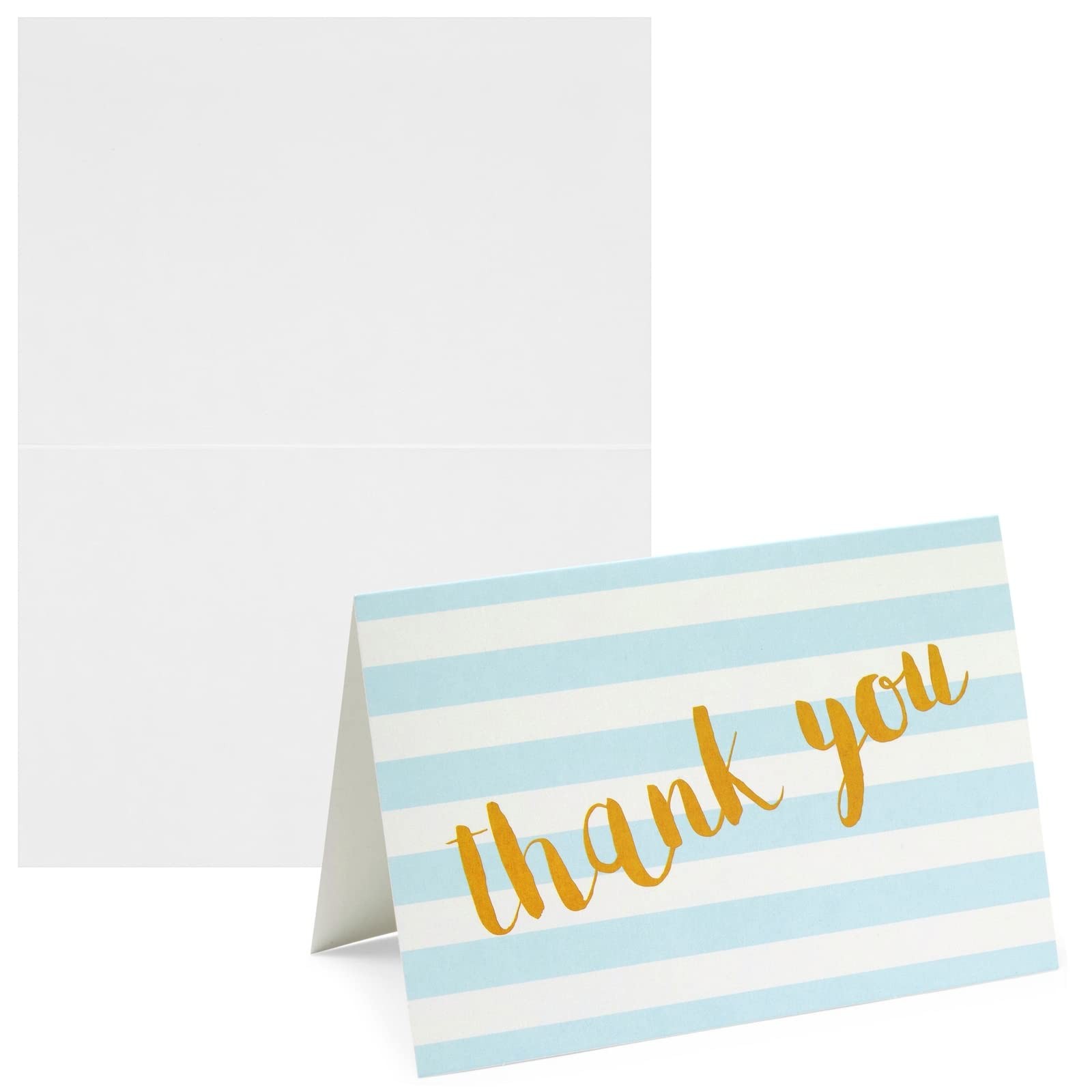 Juvale Thank You Cards with 144 Count (Pack of 1), Polka Dots and Stripes