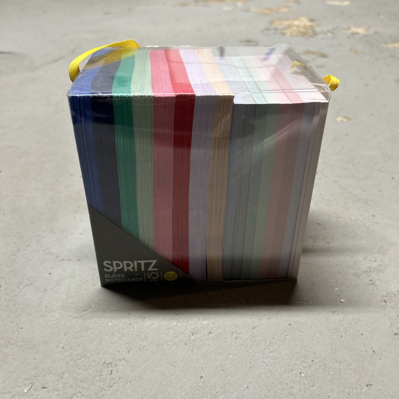 Multicolor 200 Blank Notecards with Envelopes by Spritz – Express Your Thoughts