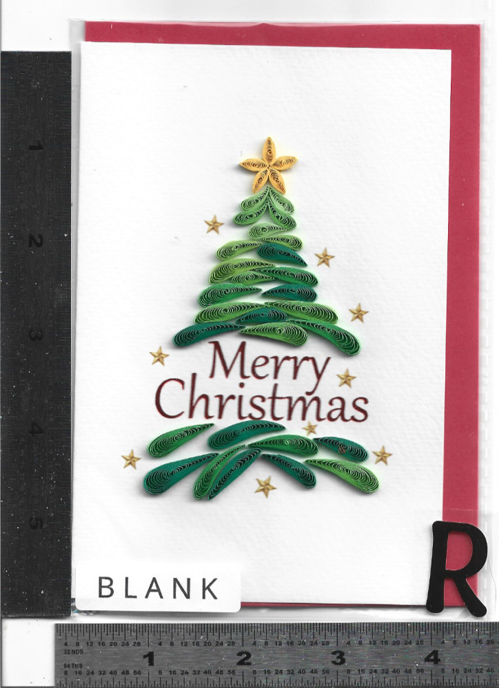 1 QUILLED Christmas Card