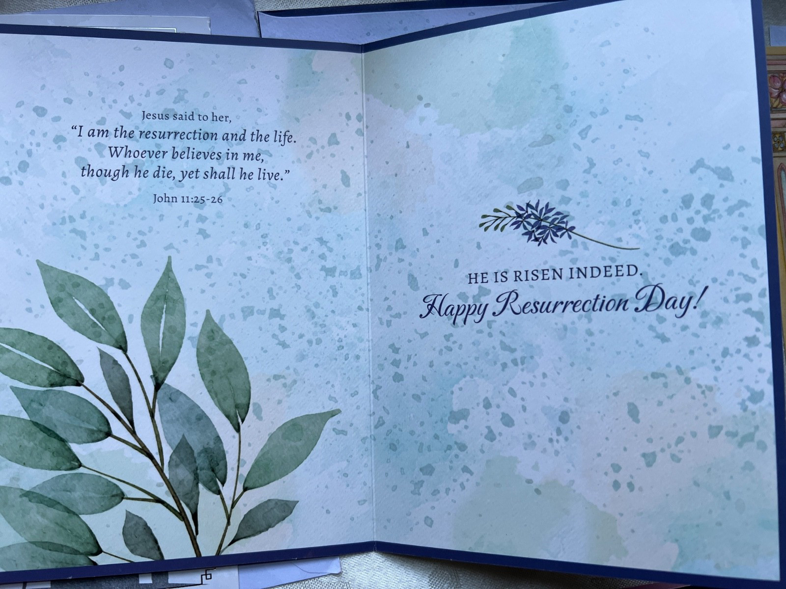 His Delight 5 Easter & 1 Christmas Greeting Cards.