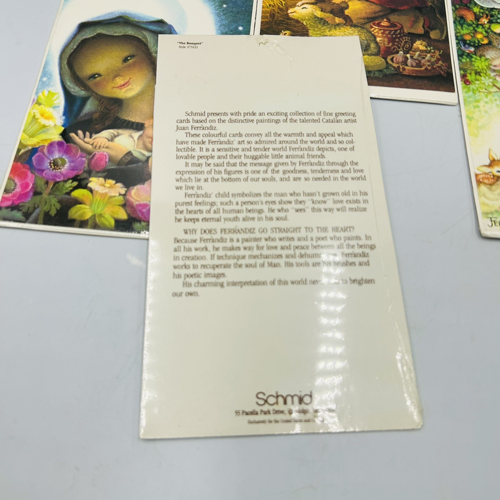 21 Qty Vtg Juan Ferrandiz Greeting Cards By Schmid Unused 1970s Nostalgia