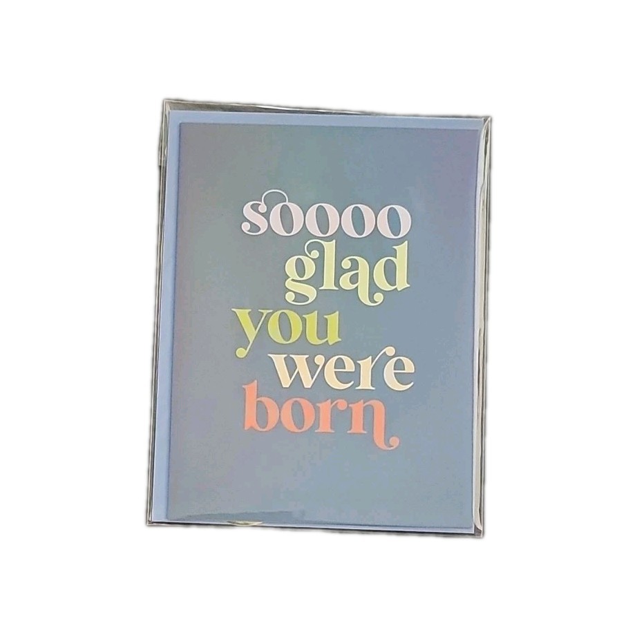 Papyrus Happy Birthday Card Soooo Glad You Were Born