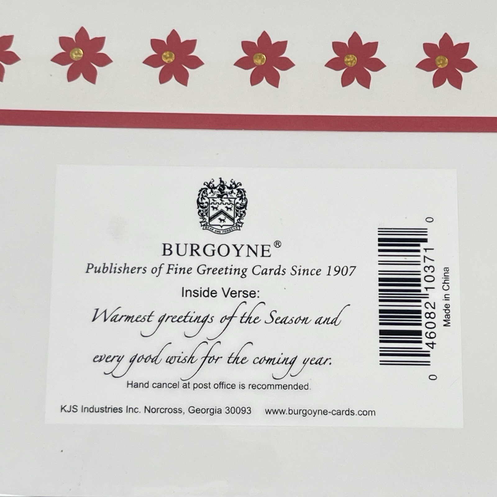 Burgoyne Christmas Cards Lot 8 Handmade 3D New in Wrap Matching Envelopes