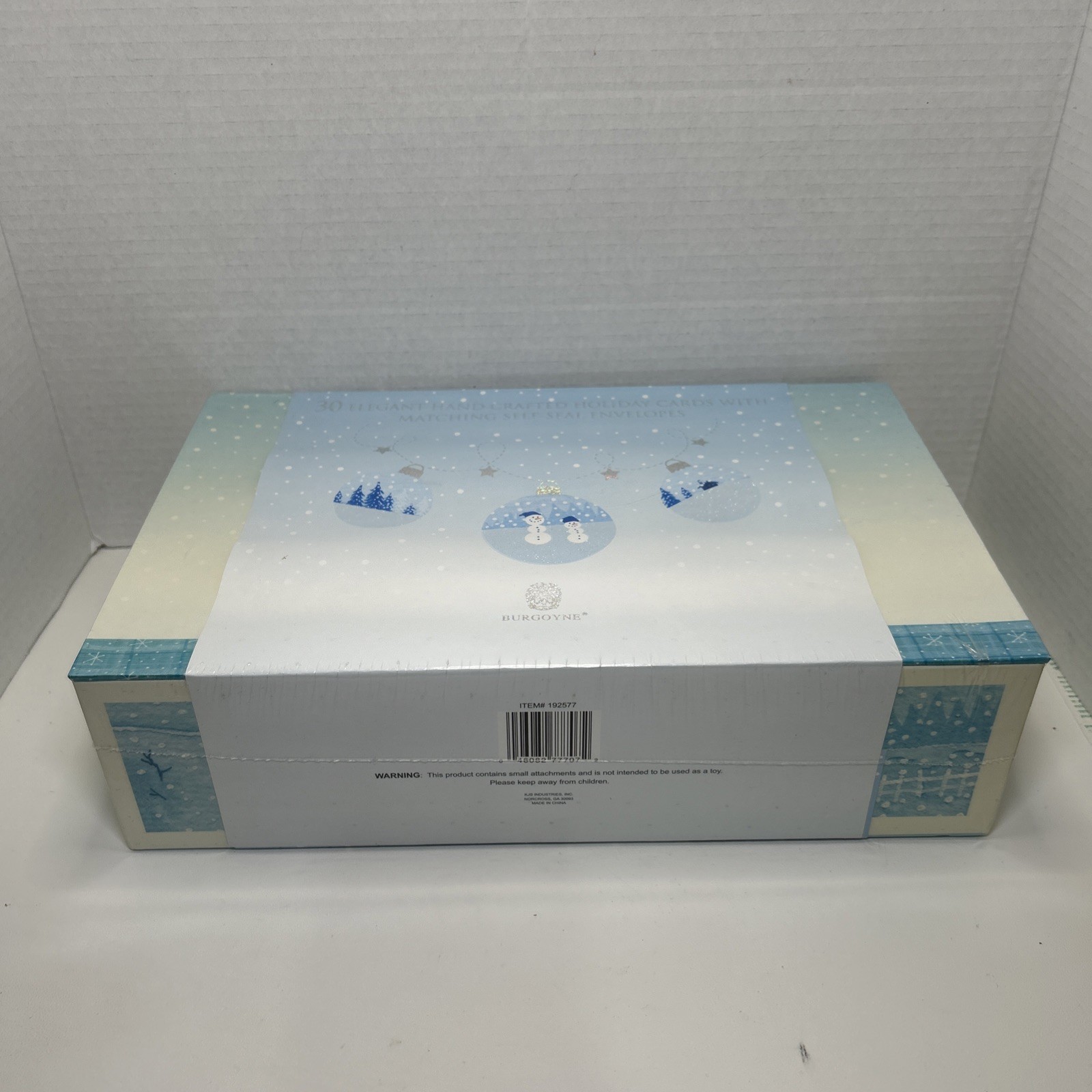 Burgoyne Hand Crafted Christmas Greeting Cards With Envelopes Boxed Set Of 30