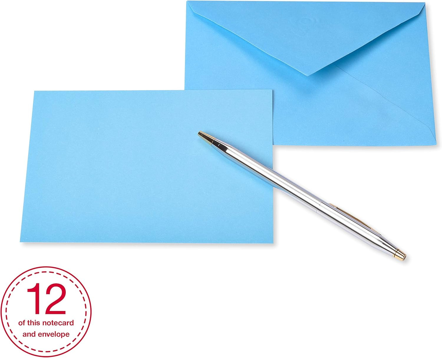 Single Panel Blank Cards Bulk with Envelopes, Pastel Colors (100-Count)