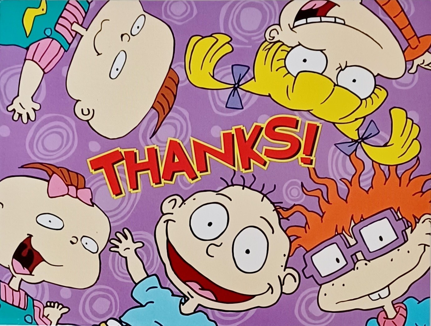 Thank You For The Present Rugrats Nickelodeon Greeting Card – Fill in the Blank