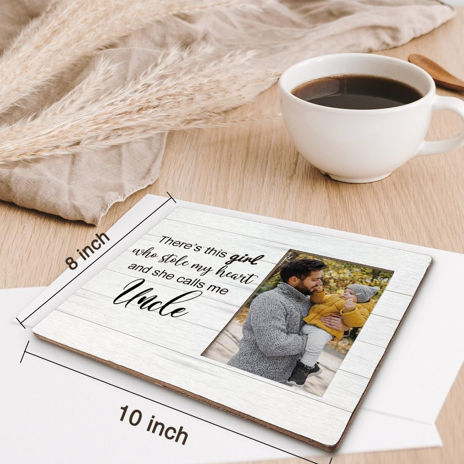 Uncle Gifts from Niece Photo Picture Frame, Fathers Day Chirstmas Birthday Gi…