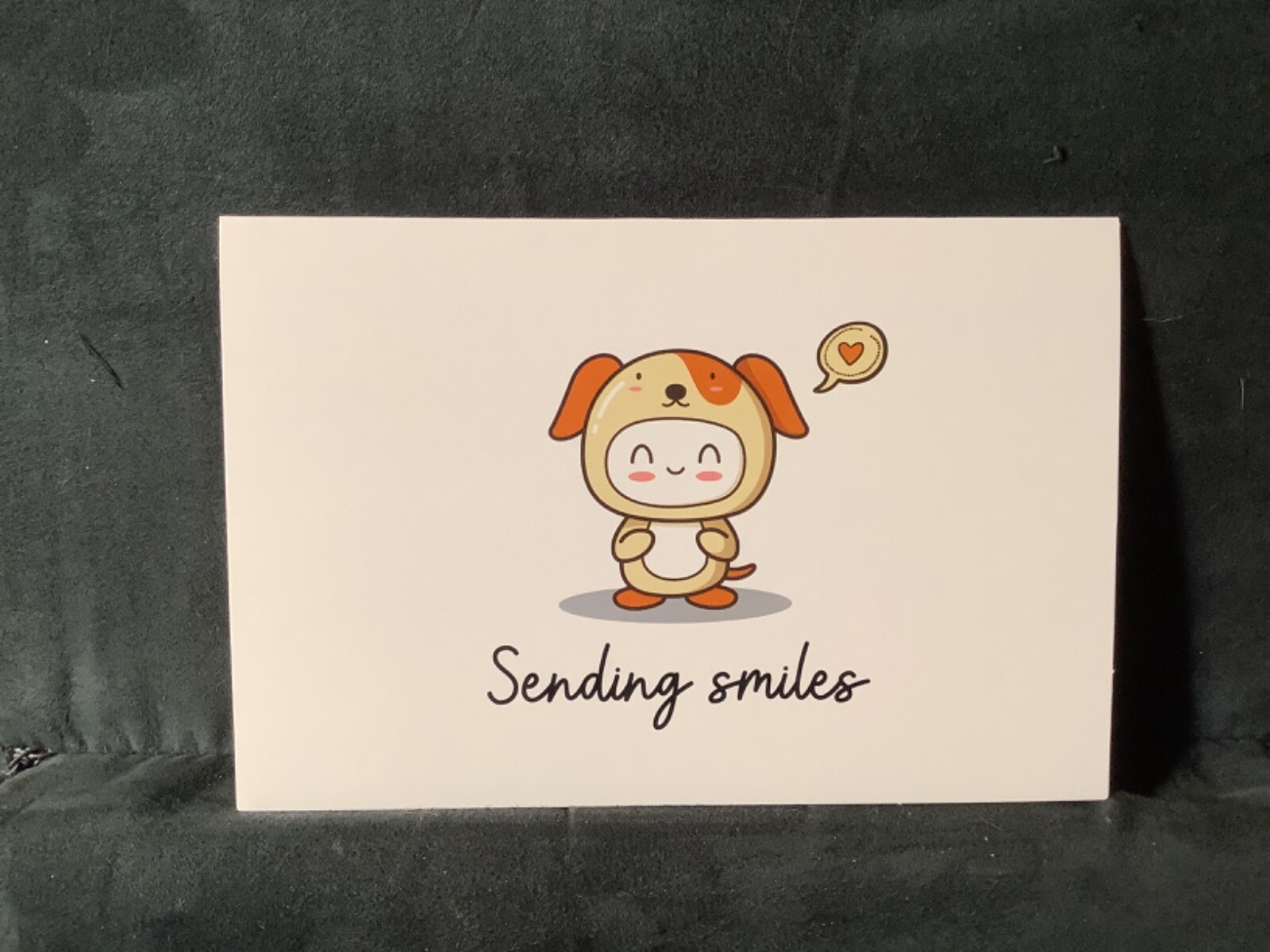 Thinking of You Encouragement Greeting Card Sending Smiles