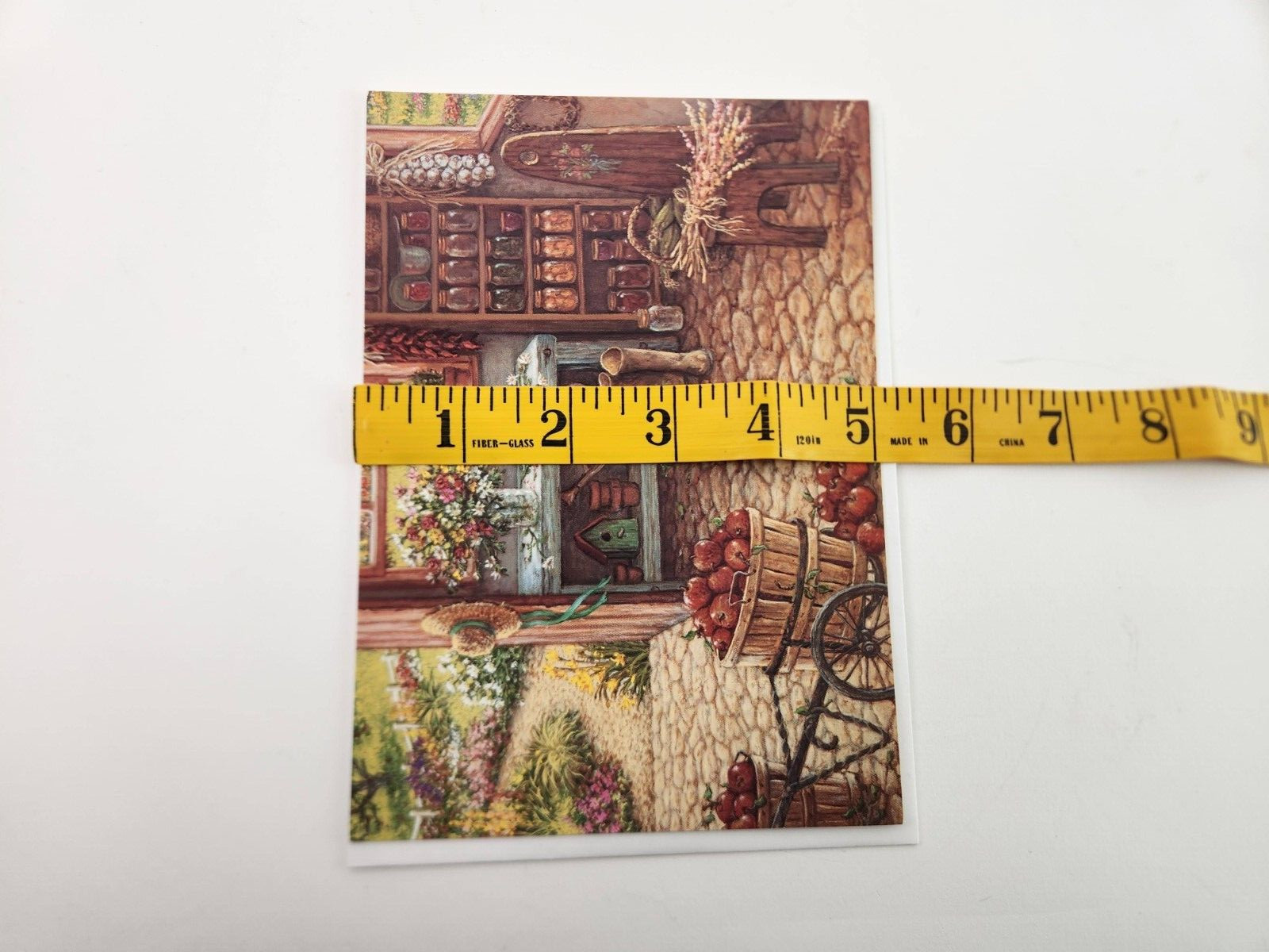 4 Janet Kruskamp Blank Greeting Card The Blossom Shoppe Flower Garden Hut Cats