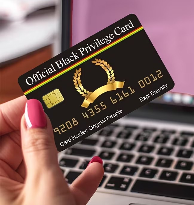 Aromabug™ 8 Pack: Aromabug Funny Fake Bankcards, Official Privilege of BLACK