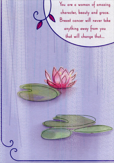 Character, Beauty and Grace: Fight Breast Cancer – Support Card
