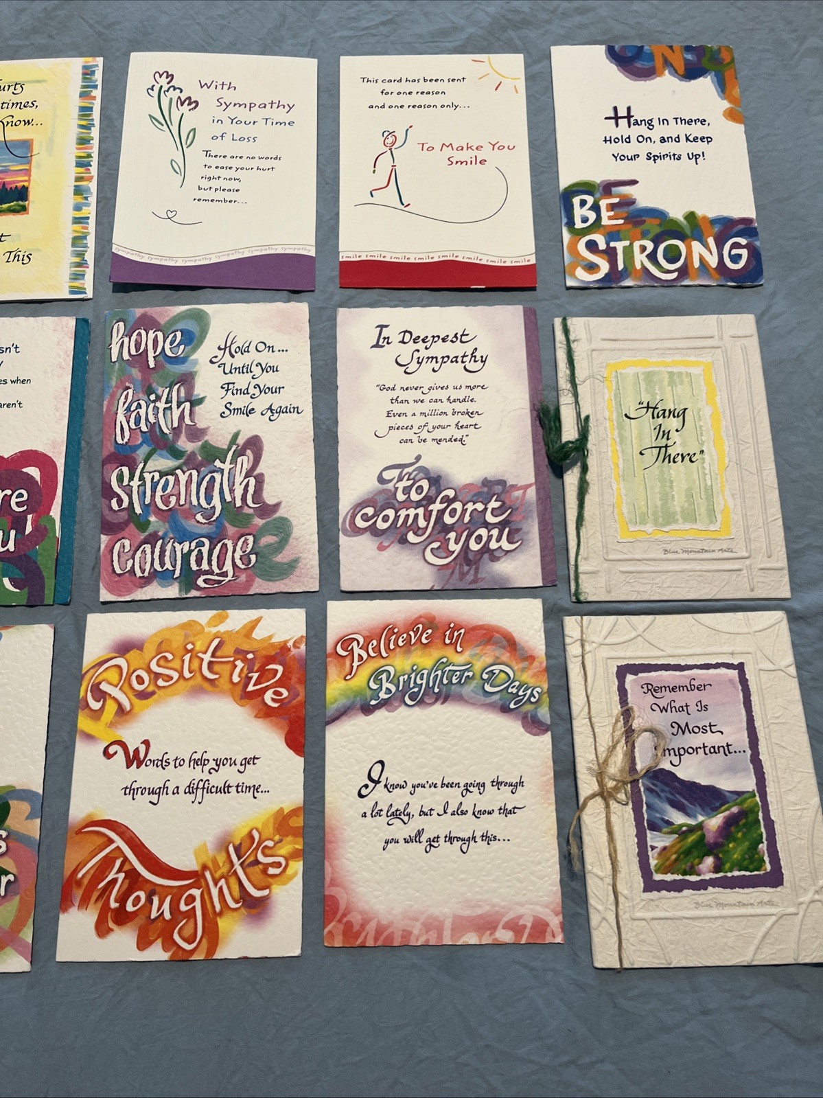 Blue Mountain Arts Sympathy & Hard times greeting cards