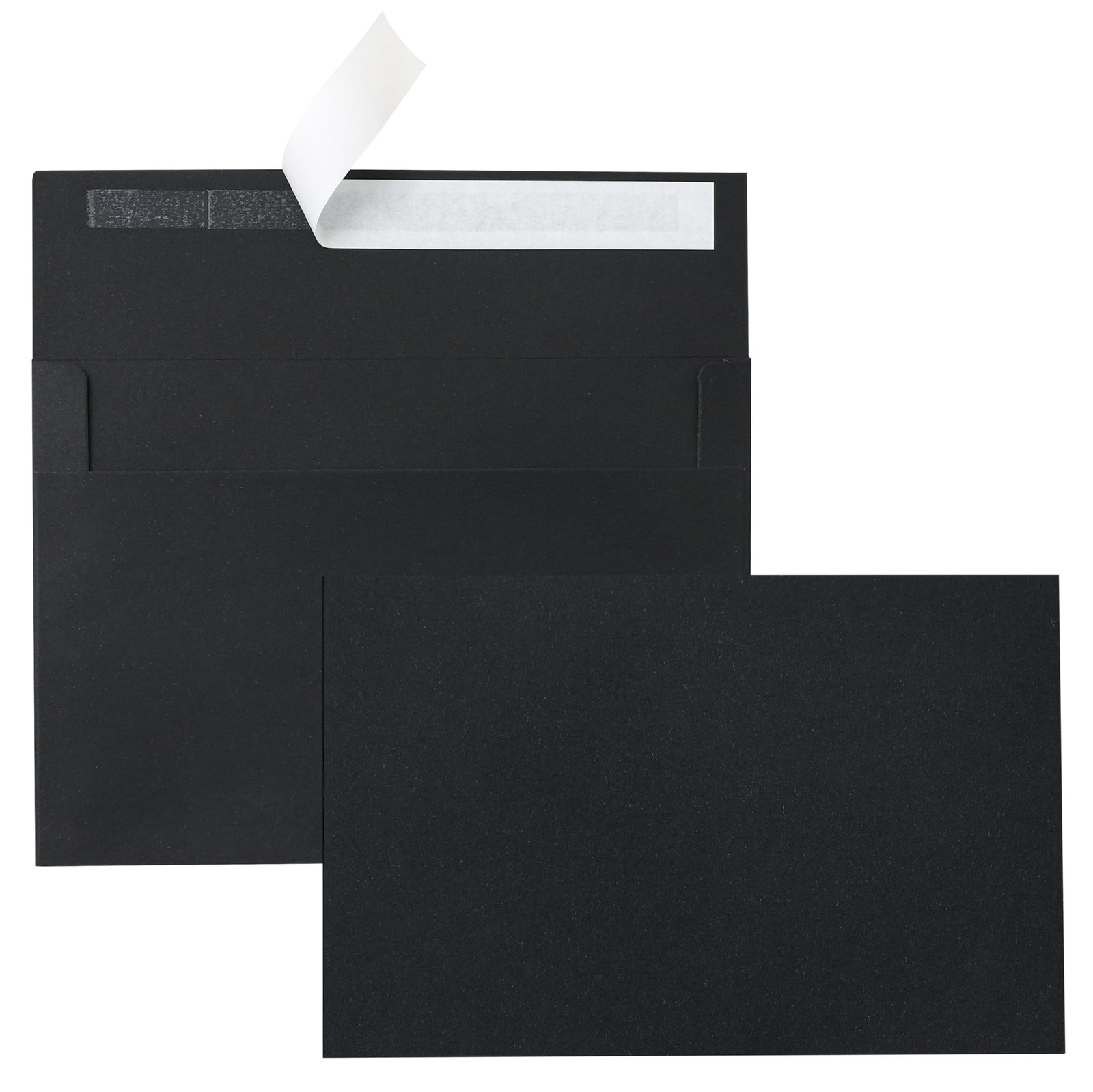 Silunkia Black Blank Greeting Cards 4×6 Heavyweight Flat Cardstock 20 Pack