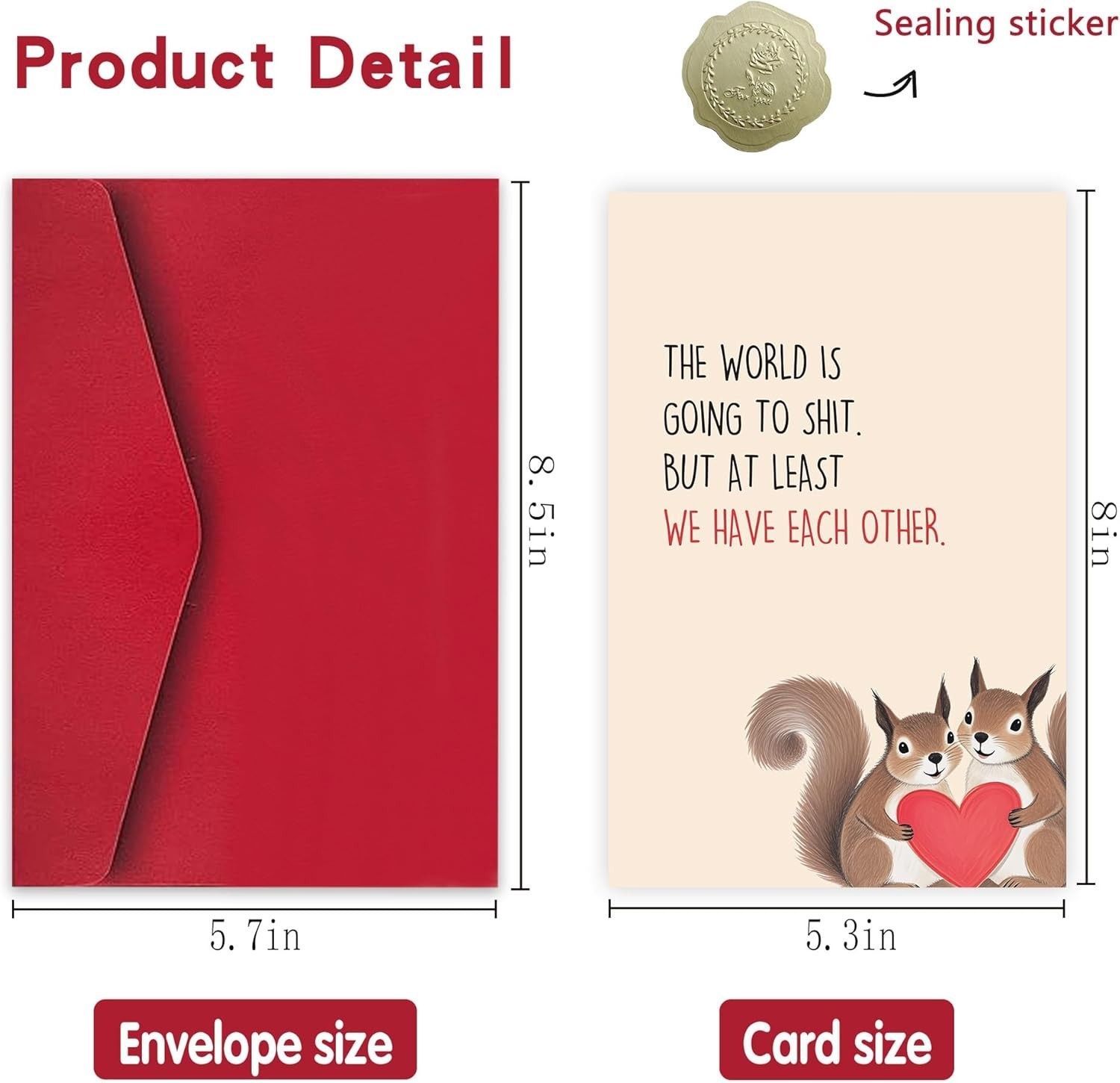 love card/anniversary card/have each other/squirrels