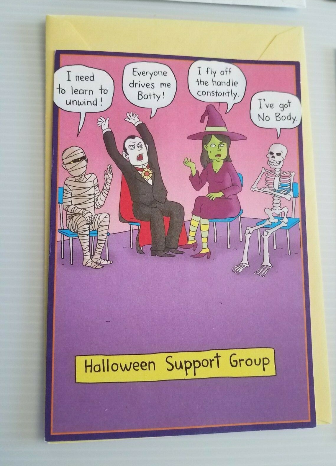 Halloween Greeting Cards Lot of 5 Mixed Brands and Designs