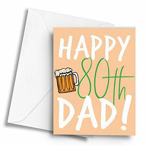 Happy 80th Dad! – A5 Greetings Card