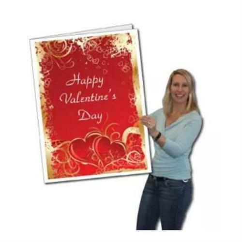 3′ Stock Design Giant Valentine’s Day Card W/Envelope