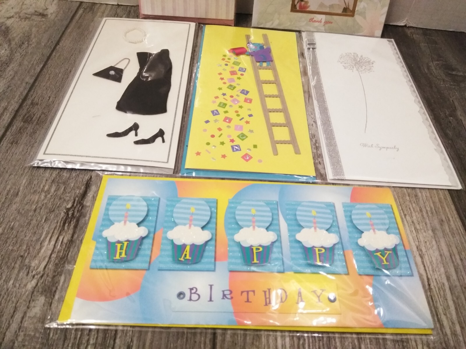 Paper Magic Group 6 ALL OCCASION CARDS INDIVIDUALLY SEALED WITH ENVELOPE