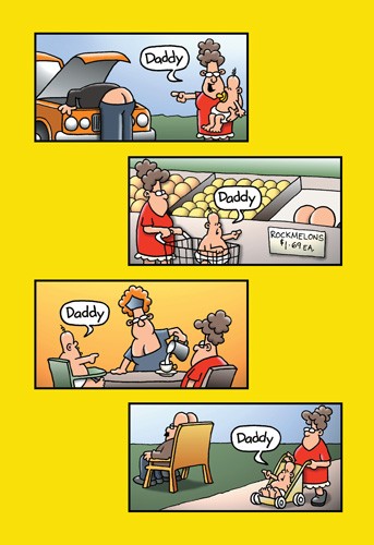Daddy Sightings – Nobleworks Funny Tim Whyatt Father’s Day Card