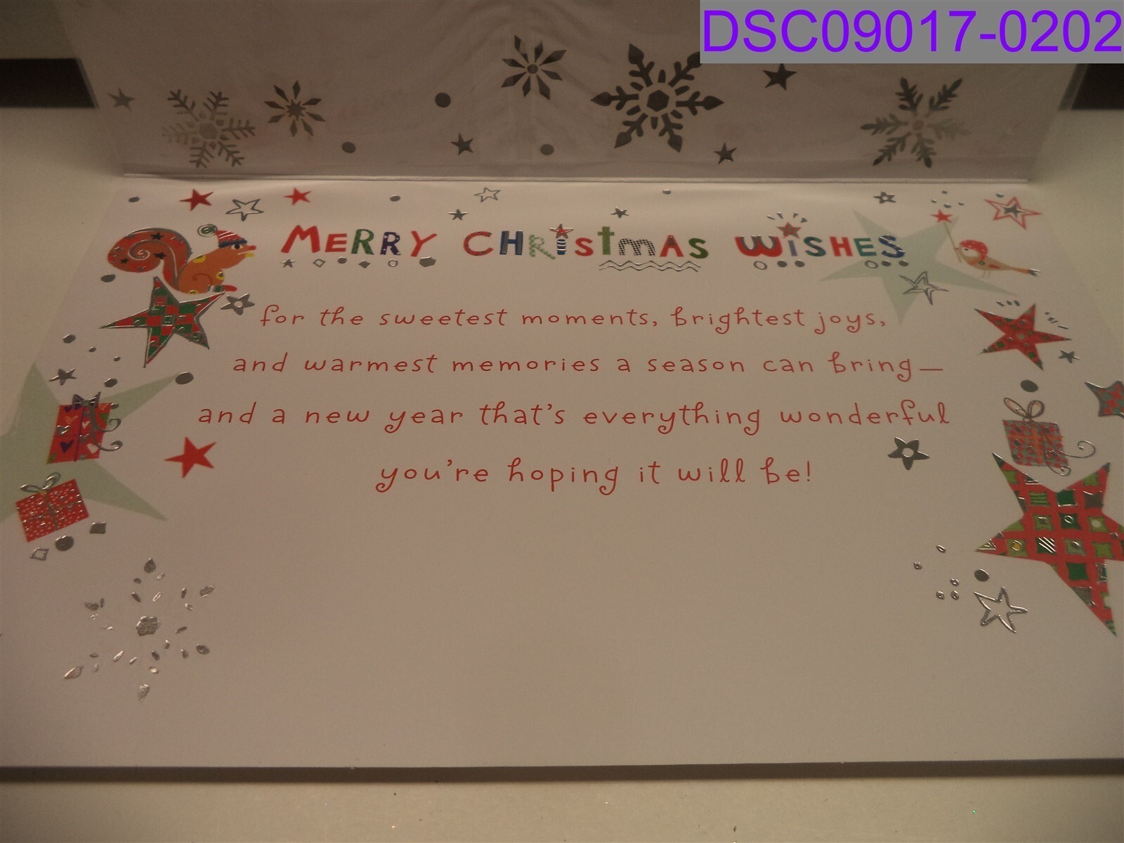 Qty = 3: Turnowsky Woodland Animals Christmas Wishes Greeting Card with Envelope