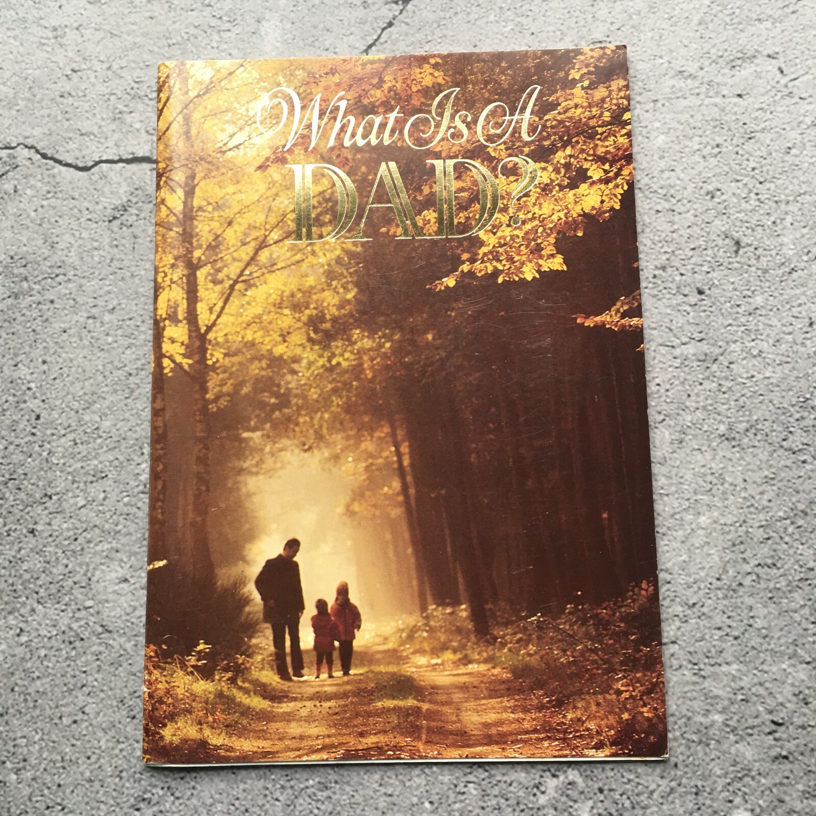 Father’s Day Final Thoughts Vintage Gibson Greeting Cards Booklet Used