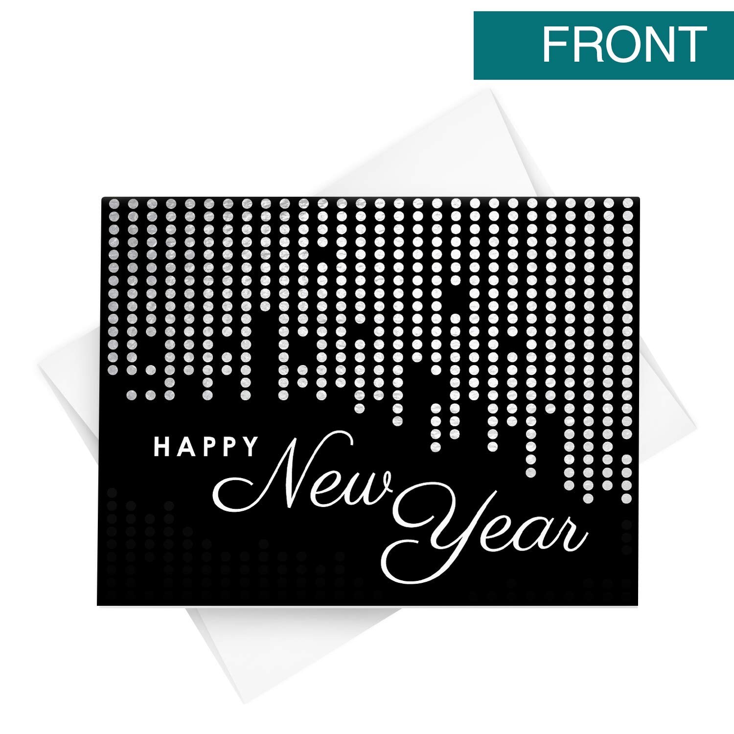 2025 Happy New Year Greeting Cards – Holidays, New Year’s Eve Party Invita