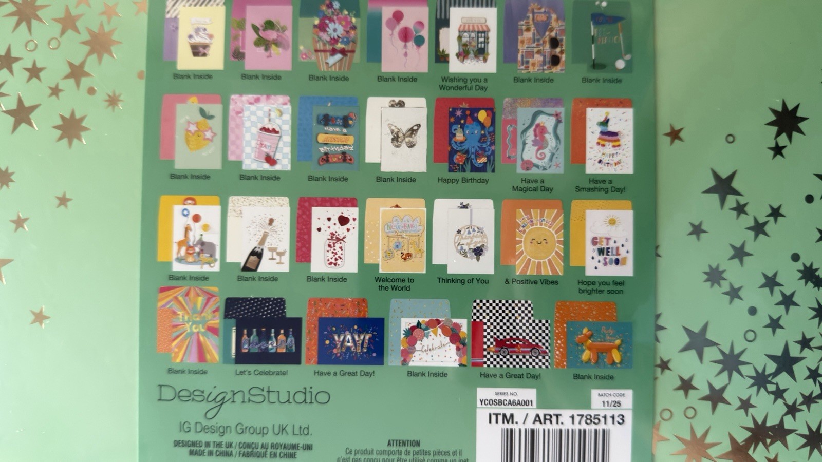 40 Hand Crafted Greeting Cards Assorted All Occasion & Birthday Box Set New