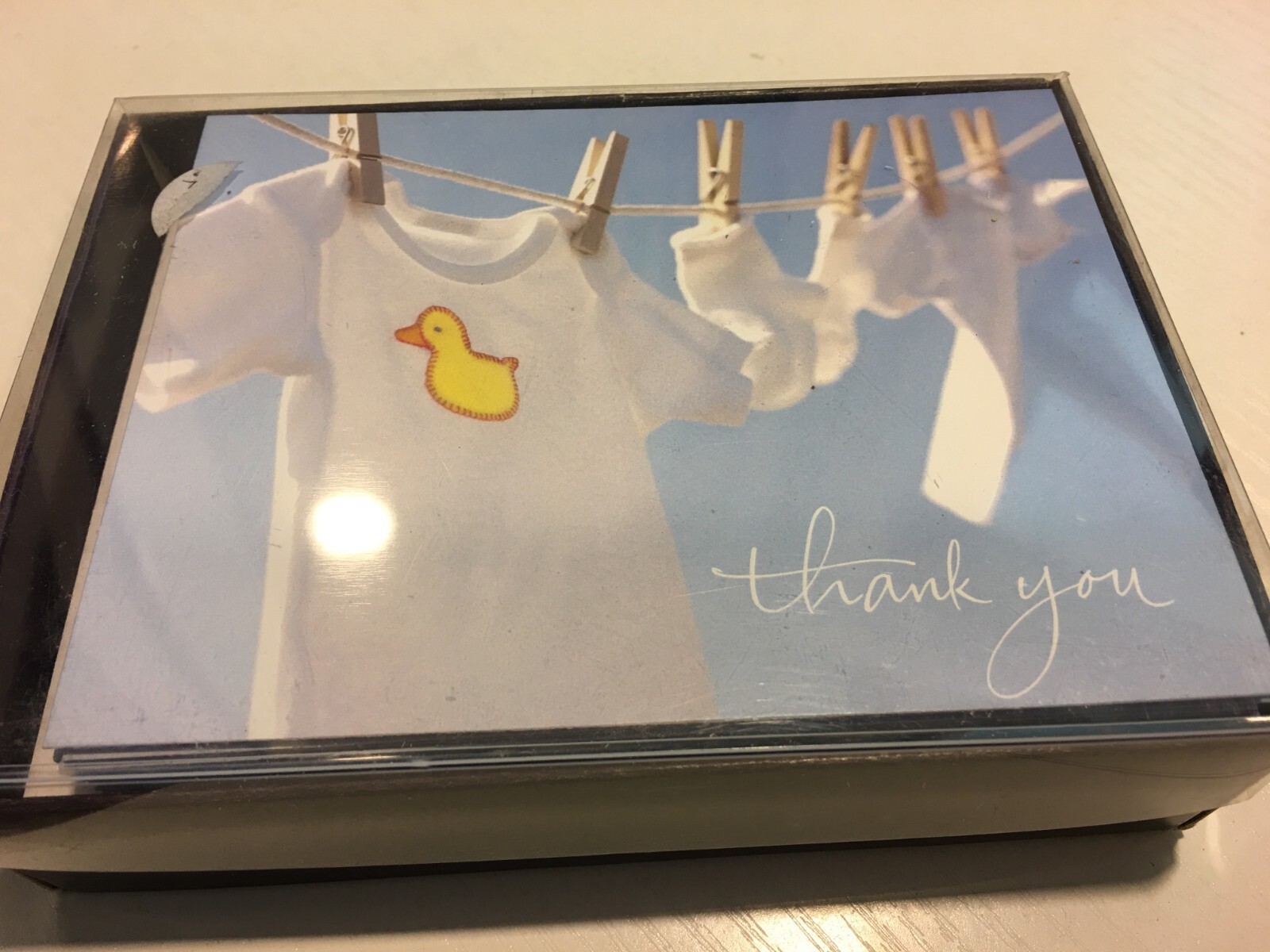 20 BABY SHOWER UNISEX HALLMARK gift thank you notes note cards & ENVELOPES 4×5