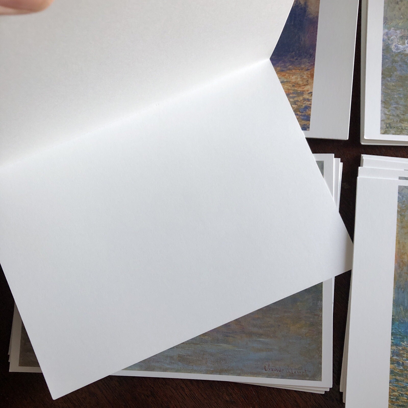 Claude Monet in London Bridges 20 Greeting Cards New In Box Pomegranate