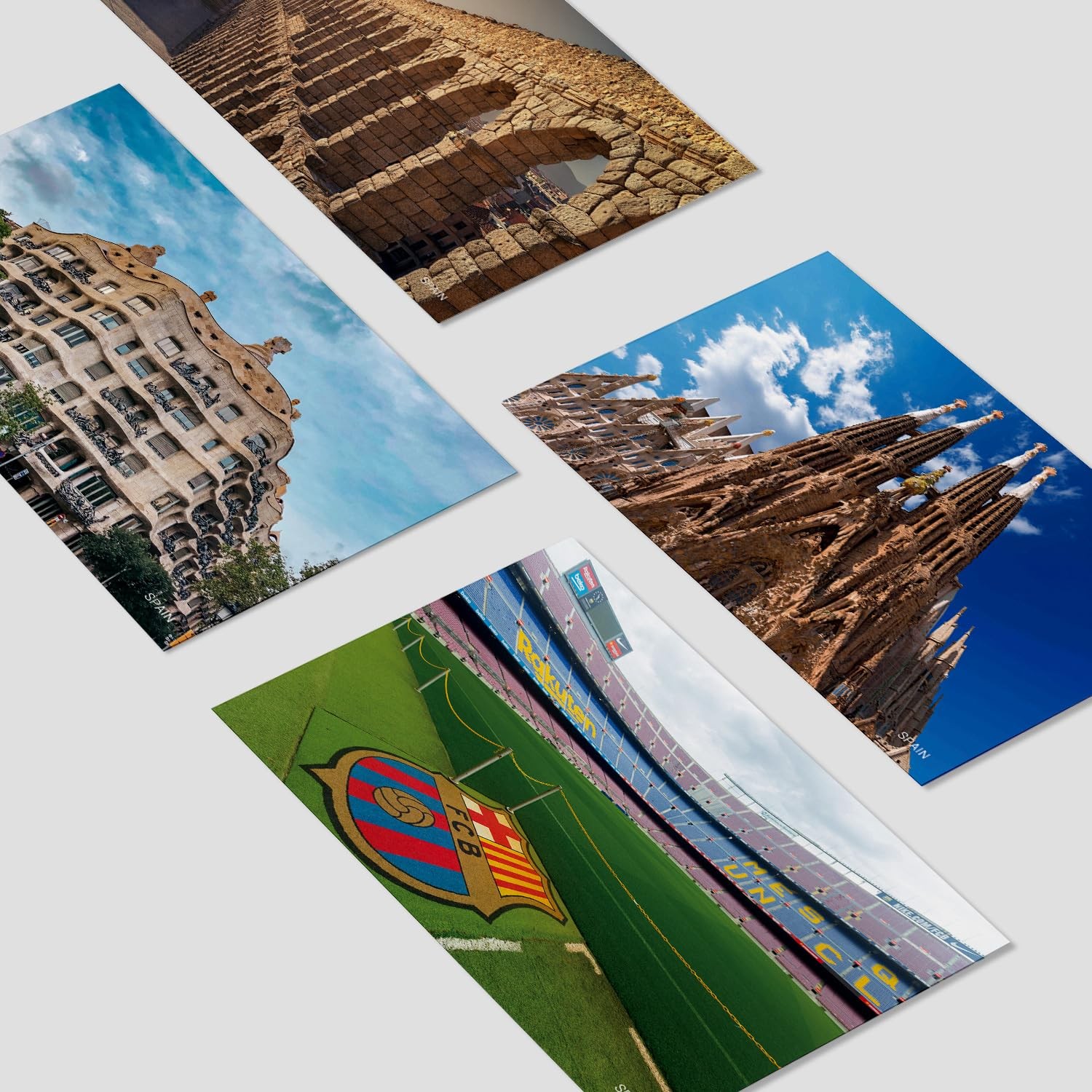 Spain Vintage Landscape Postcards Pack 20pc/Set Postcards from Around the Wor…