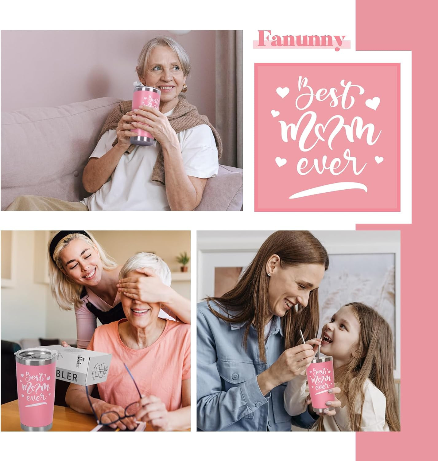 Best Mom Ever Gifts from Son Daughter, Happy Birthday Christmas Mothers Day Idea