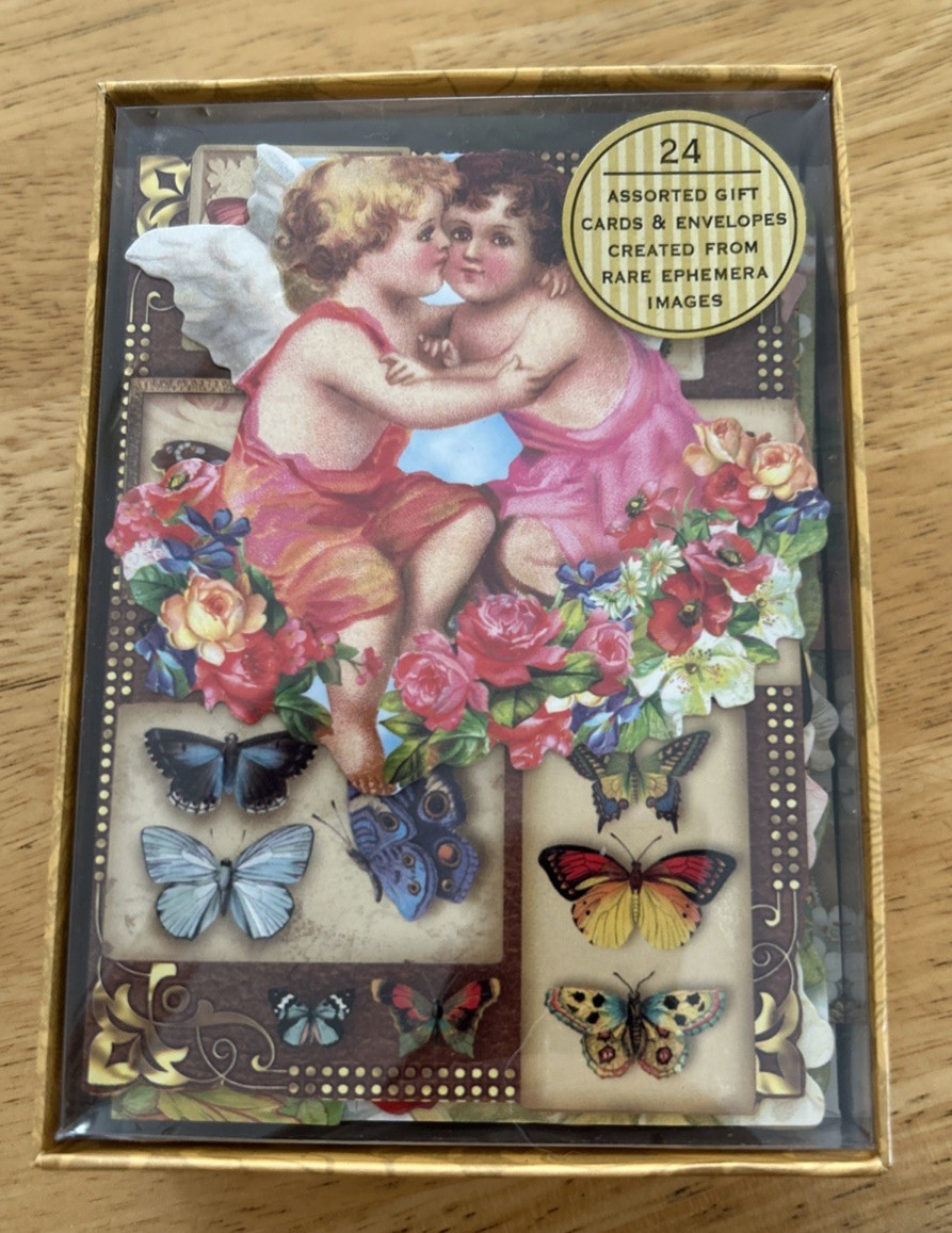 Punch Studio Die Cut Assorted Gift Cards & Envelopes New