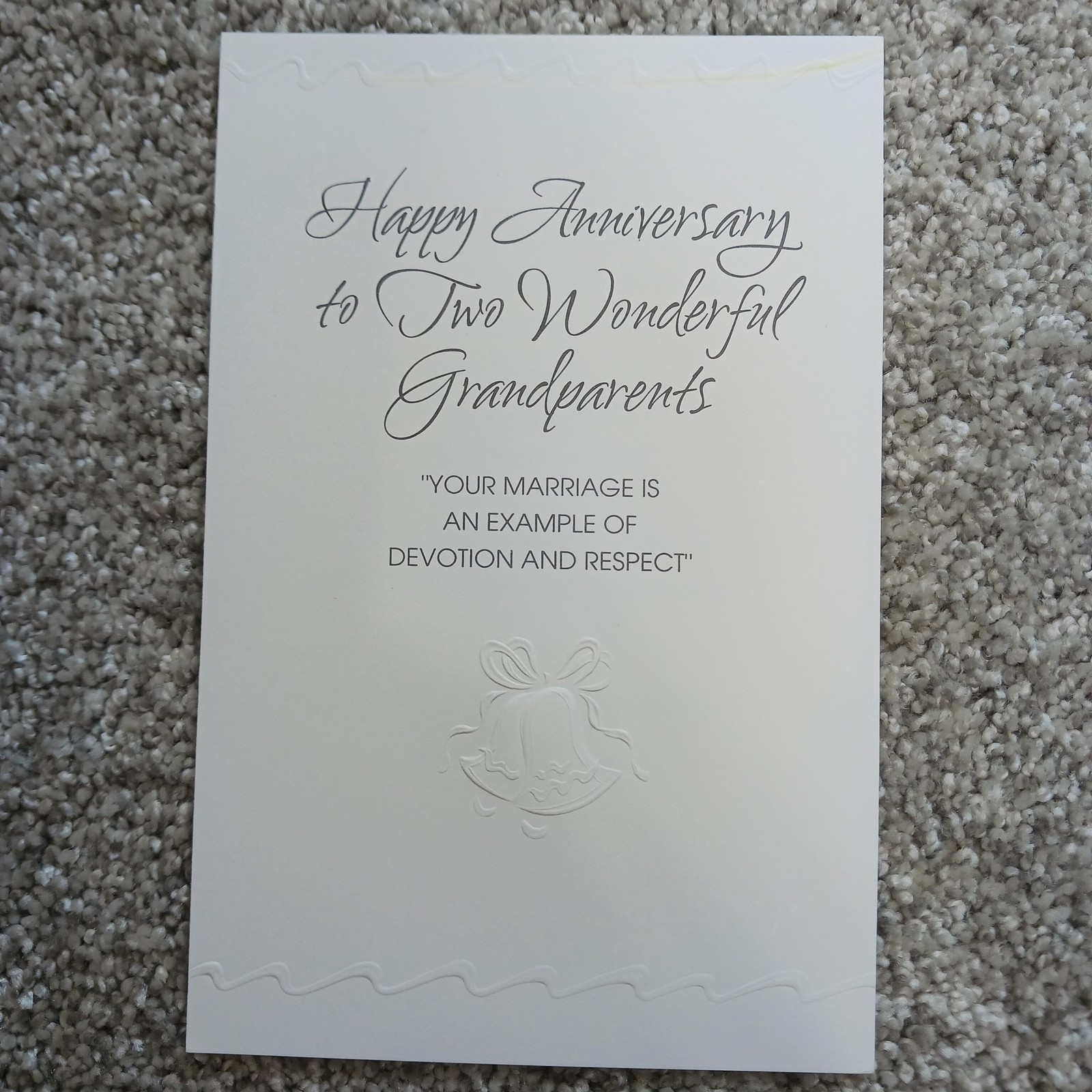 Freedom Greetings Greeting Card Womens White Anniversary Embellished Envelope