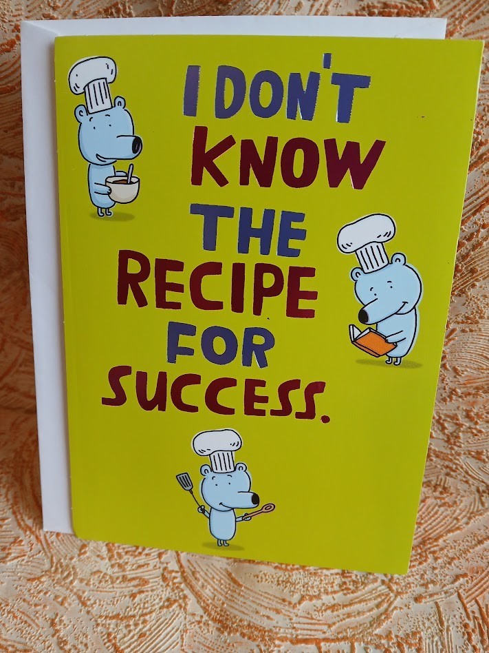 *Congrats Paper Greetings Card Don’t Know The Recipe For Success But You Sure Do