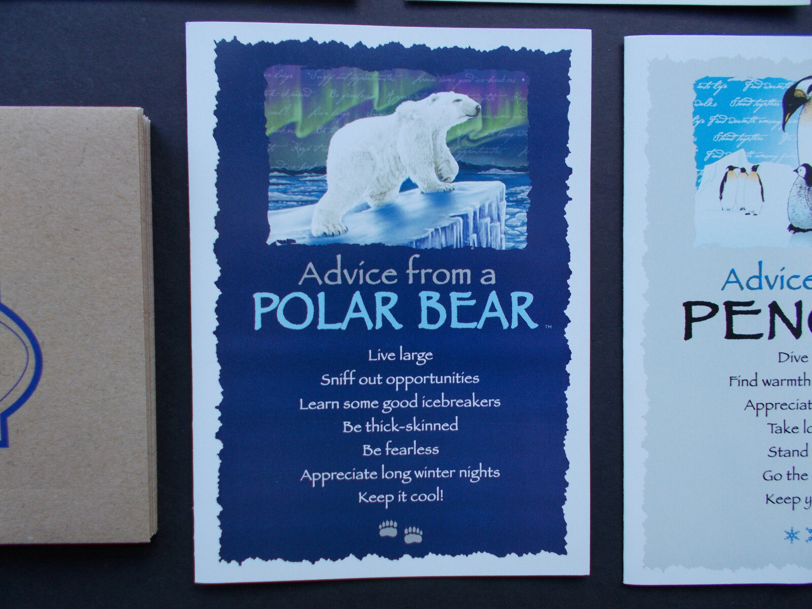 SET OF 8 “ADVICE FROM” BLANK NOTE CARDS + ENVELOPES, 8 DIFFERENT DESIGNS
