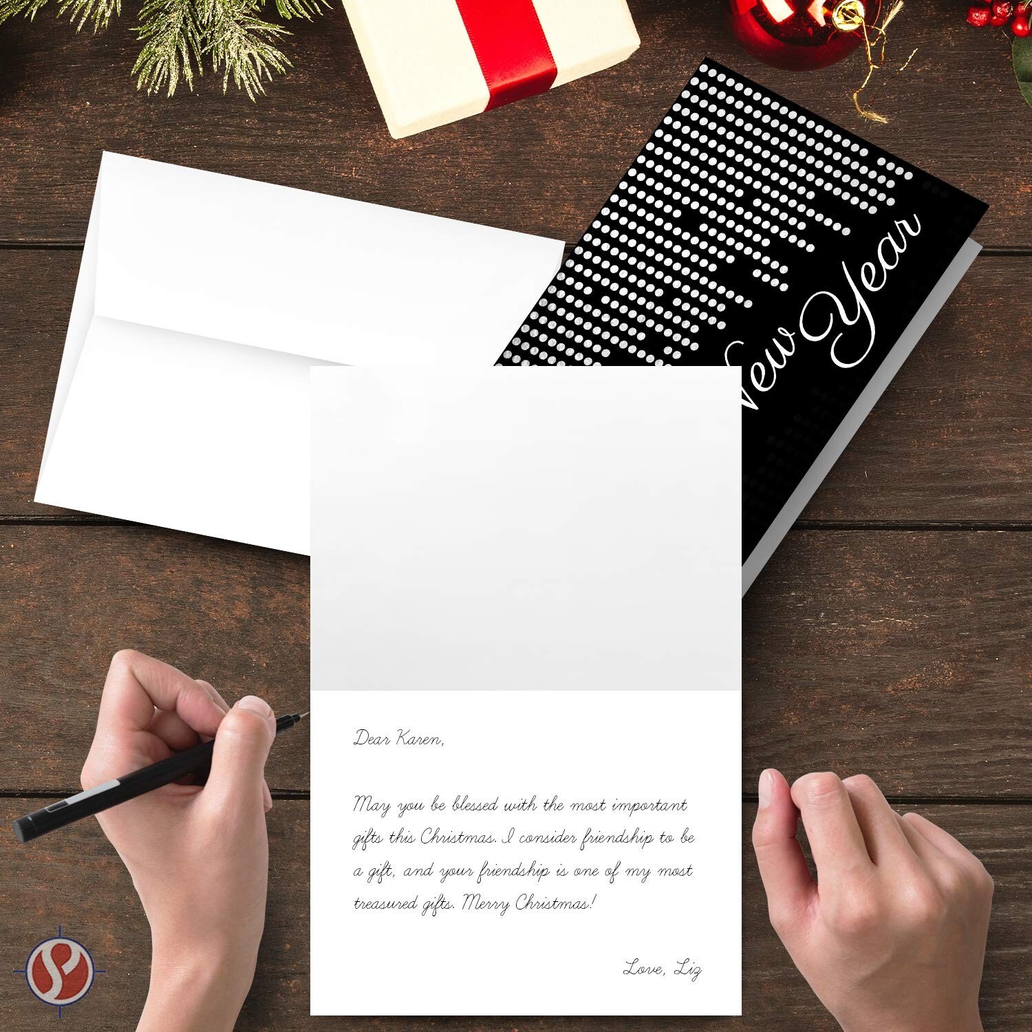 2025 Happy New Year Greeting Cards – Holidays, New Year’s Eve Party Invita