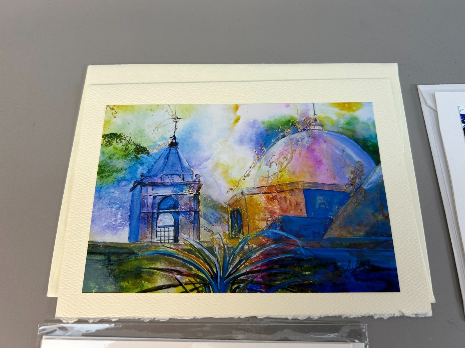 Lot 5 Watercolor Glossy Print Art Cards Artist Birds Landscape Sylvia St. Jean