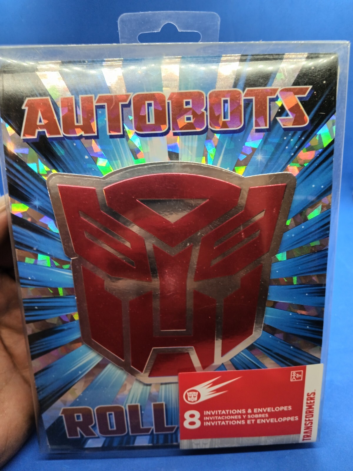 (2015)Transformers Autobots Rollout Birthday invitations & envelopes 8pk NEW