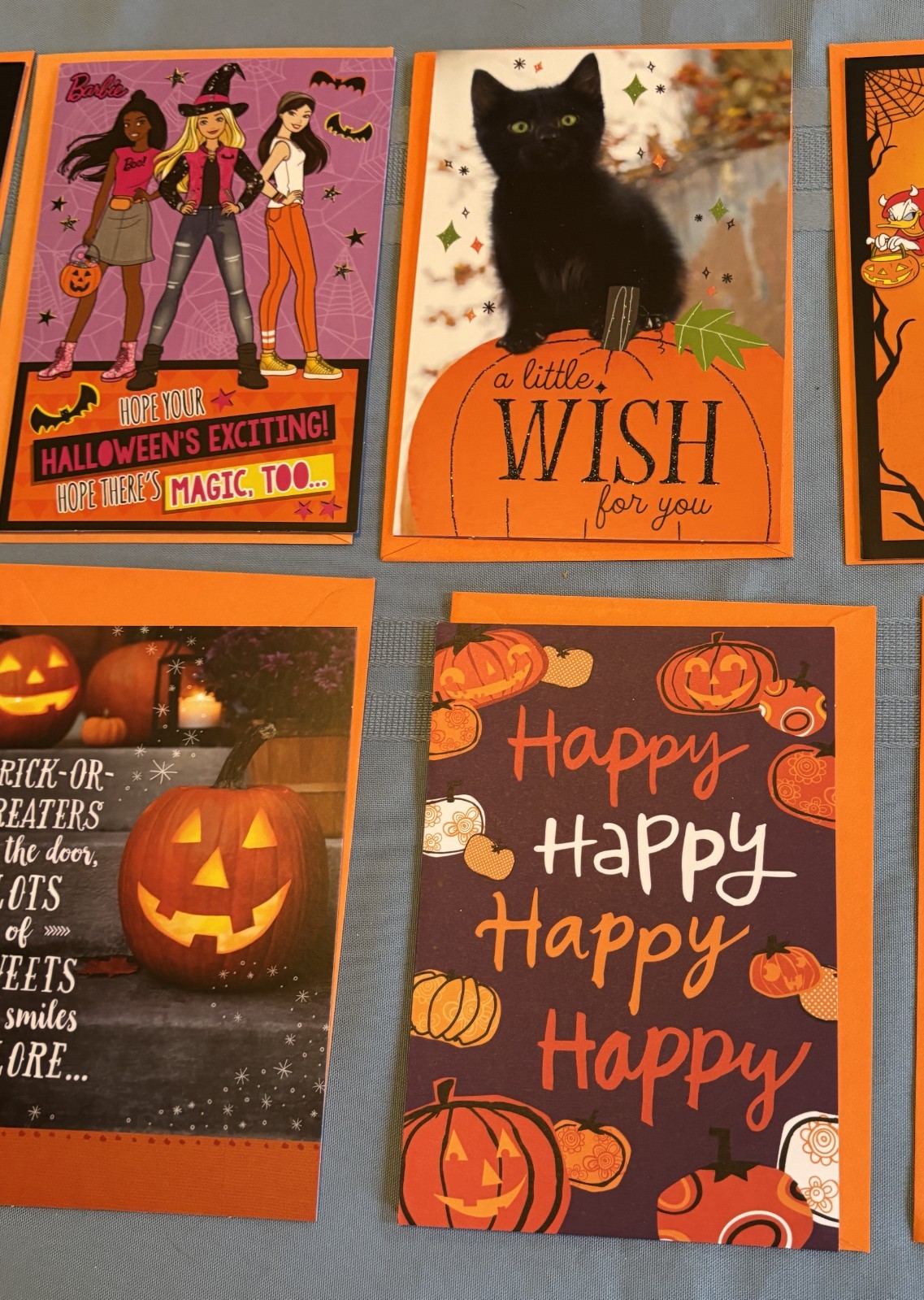 10 Different Brand New Hallmark Expressions Halloween Greeting Cards Envelopes