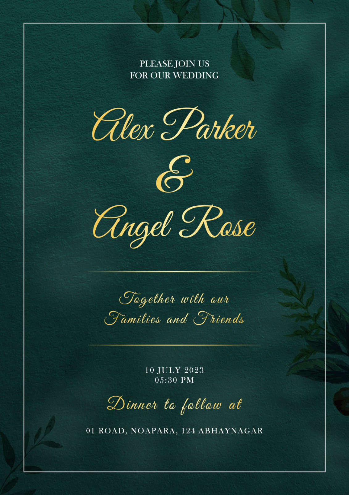 Wedding Card Invitation Design