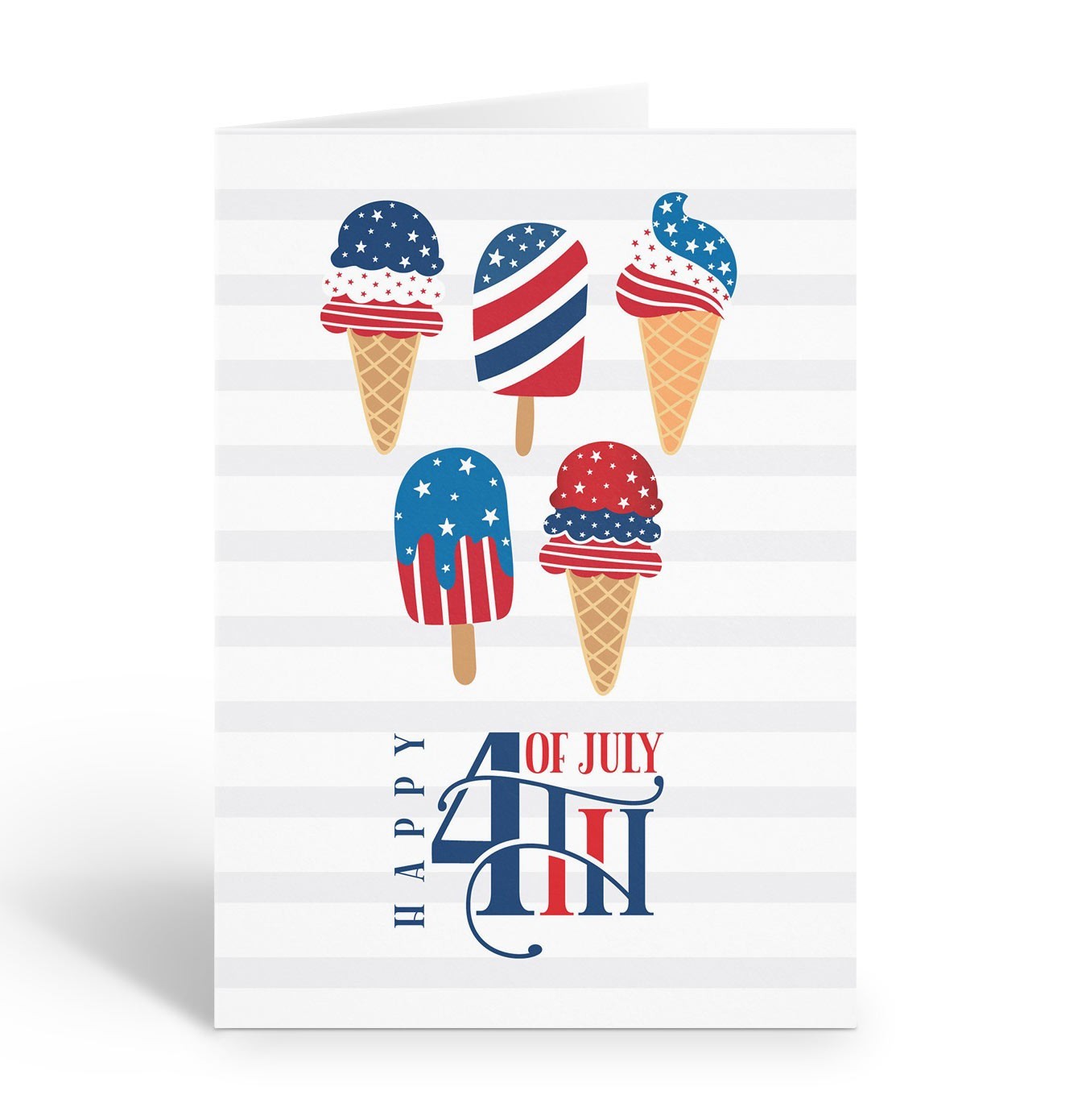 4th of July Greeting Card Celebrate Sweet Freedom – Single Patriotic Card