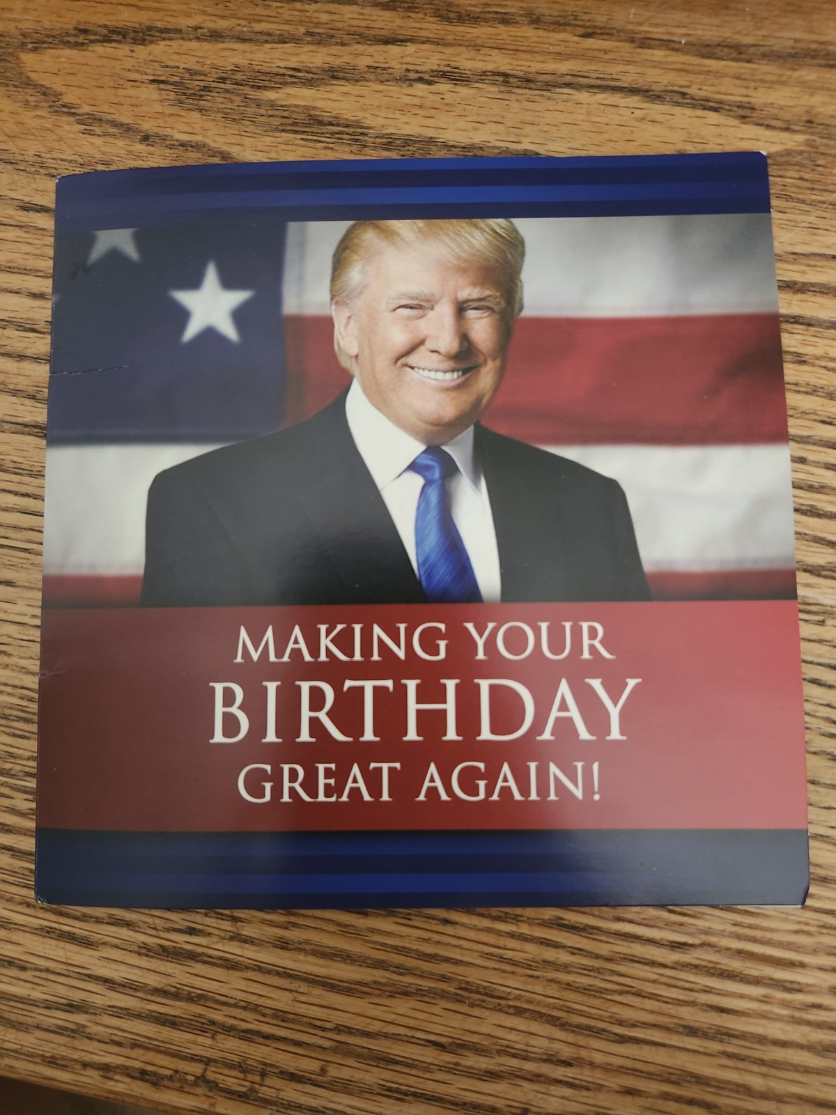 talking trump birthday card – wishes you a happy birthday in donald trumps Real