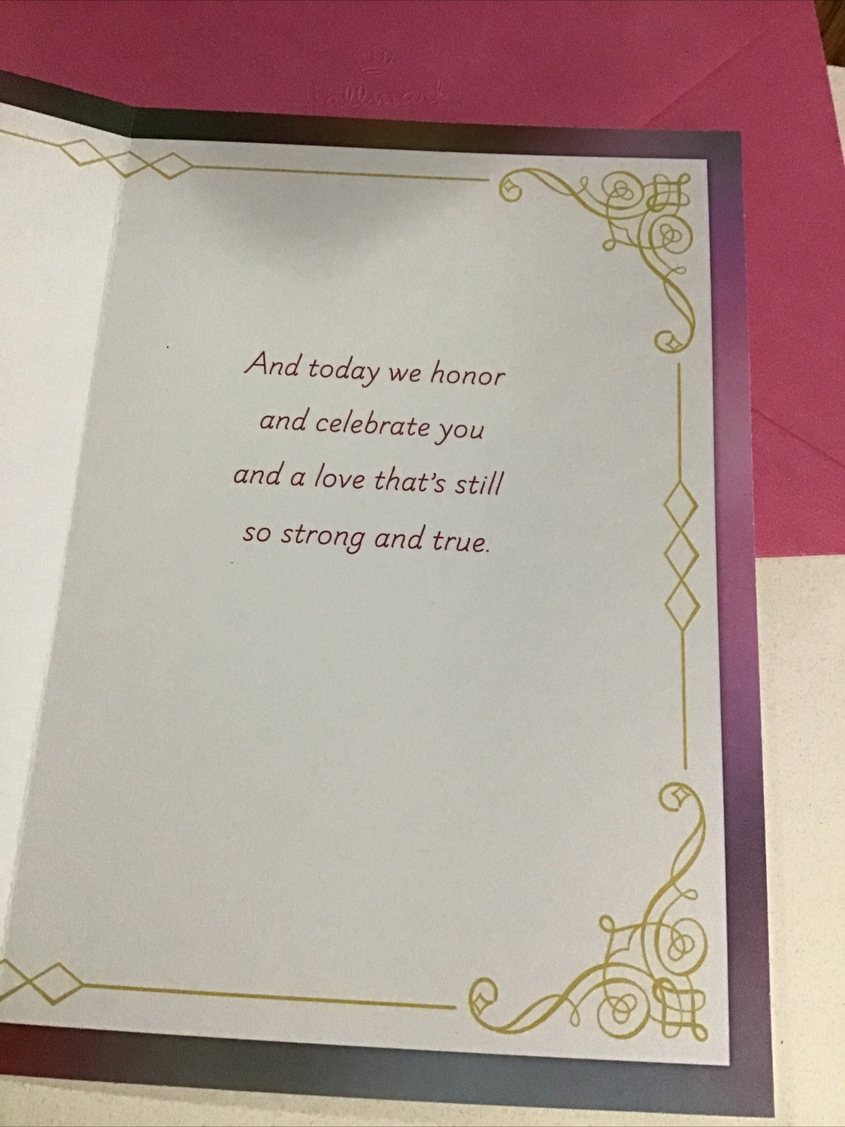 Anniversary To A Special Couple Large 5.5” X 8” Hallmark Greeting Card