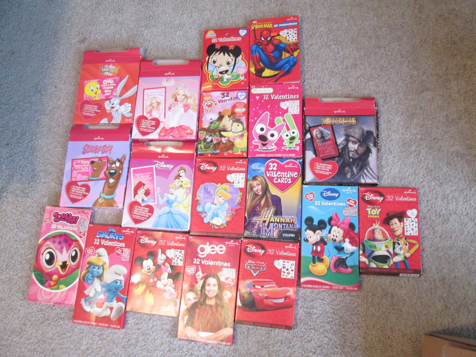 Children’s School/Day Care/ Party Valentines Day Cards 24 DESIGN CHOICES