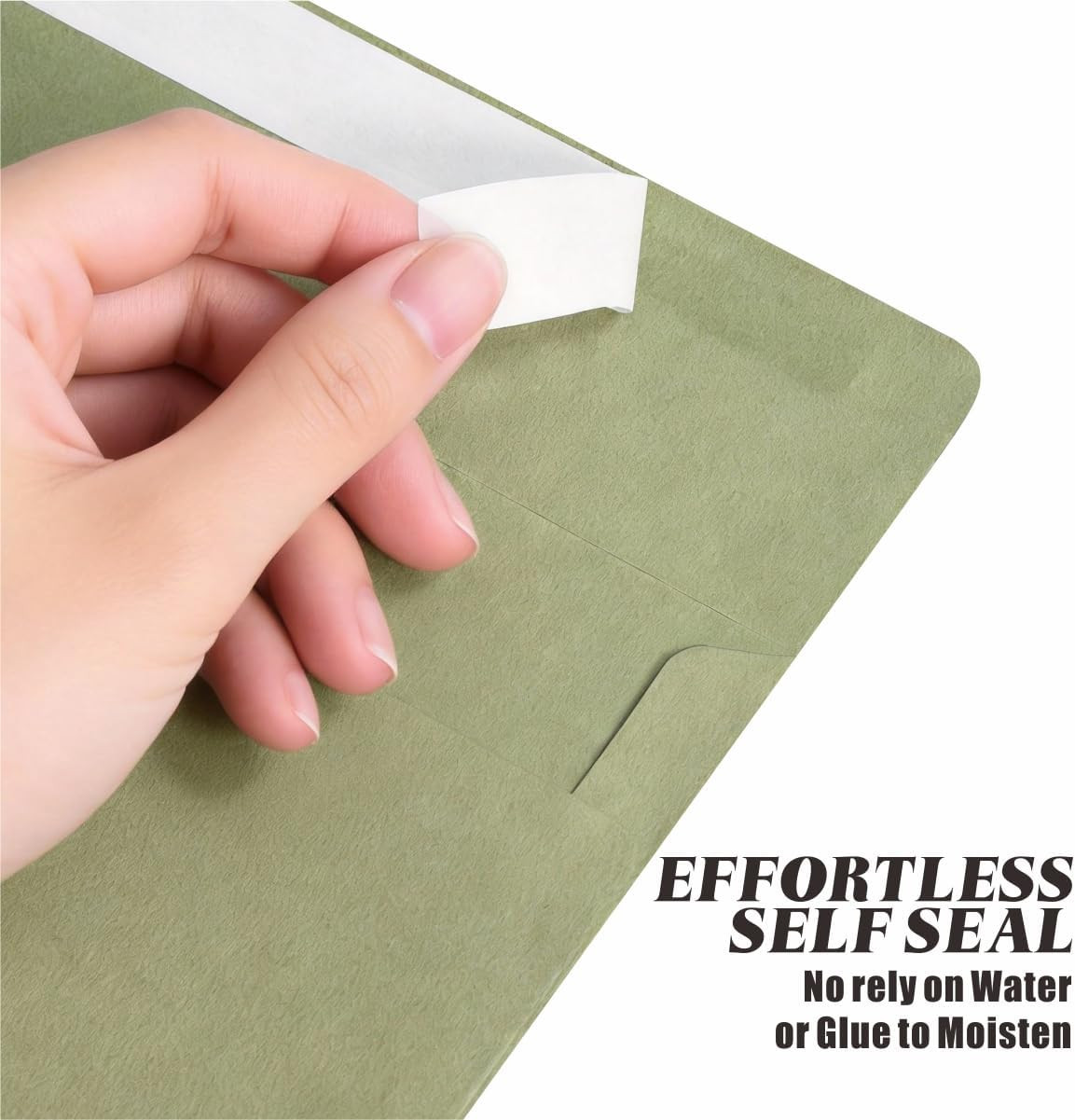 30 Pack A7 Sage Green Blank Cards with Envelopes, 5X7 Folded Cardstock and Match