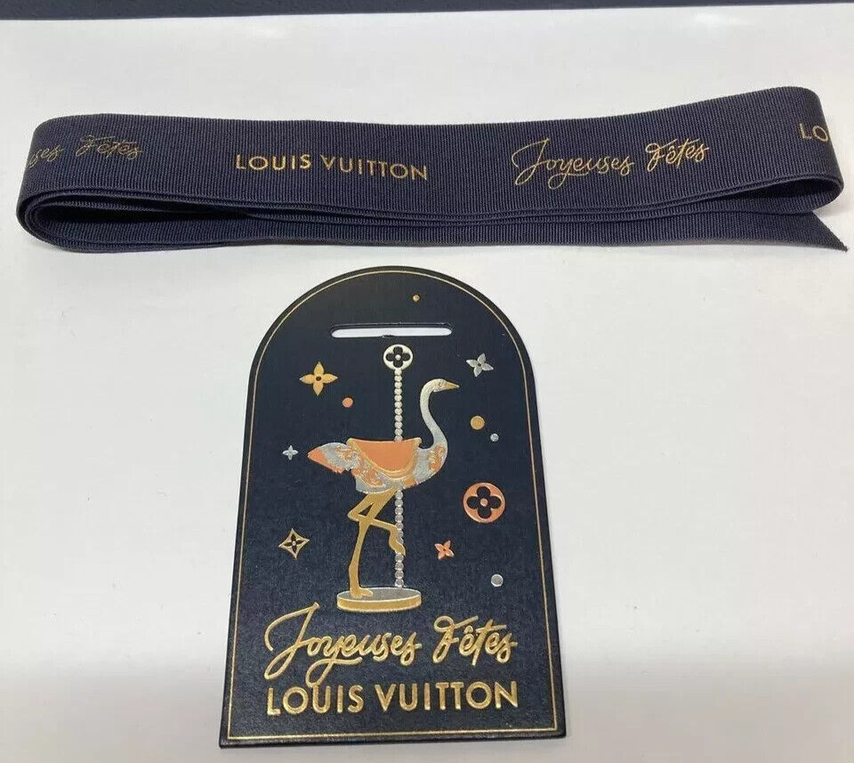 Louis Vuitton Joyesuses fetes Gift card 🎀 with ribbon 1m
